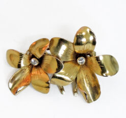 Cyclamen or Violet Brooch