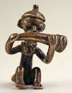 Dogon Goldweight, Boy with Cornucopia or...