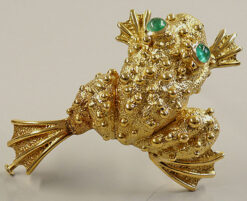 Frog Brooch
