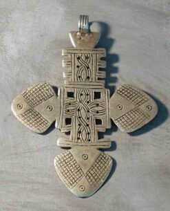 Coptic Cross, Ethiopia, Old, Silver