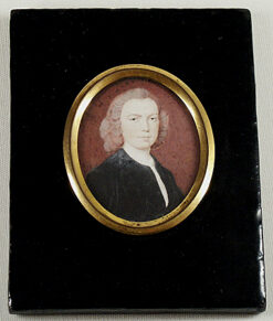 Miniature Rev. Francis Henderfoote of Malling Abbey, Kent