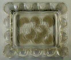 LALIQUE Glass Dish, signed