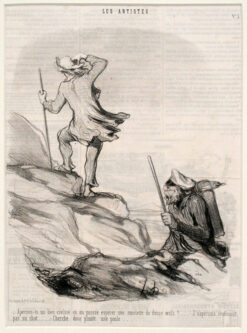 Aperçois-tu un lieu civilisé, où on puisse espérer une omelette de douze oeufs?, Le Charivari, 24.05.1849