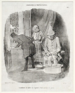 Inconvénient de mettre son logement..., Le Charivari, 06.01.1847