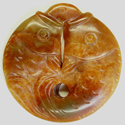 as17 Jade Fish Pendant