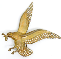 Seagull with Fish, Brooch, Forties