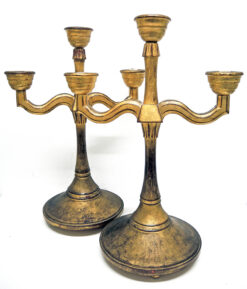 Classic Art Deco Candelabra, Pair