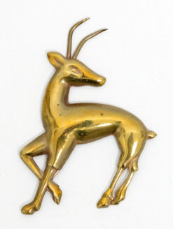 Antelope Brooch, Art Deco