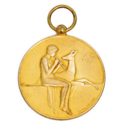 Klassisches Art Deco Medaillon, Sign. Raoul Bénard (Kopie)