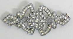 Classic Art Deco Brooch, with Rosette