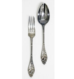 Jugendstil Löwenzahn Taufbesteck