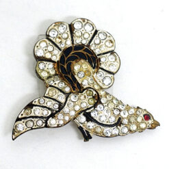 Art Deco Capercaillie Brooch