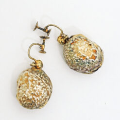 Nut Ear Clasps, pair, Artist's work, Denmark
